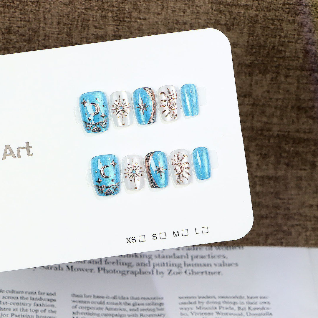 Celestial Press-On Nail Art Set Stornfield