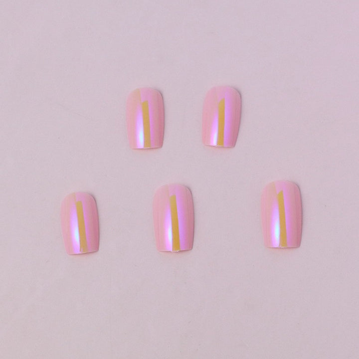 Natural French Tip Press-On Nails Stornfield
