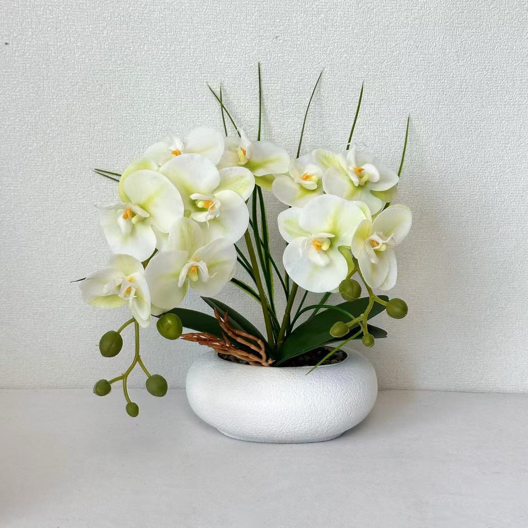 Lifelike Orchid Flower Bouquet Arrangement