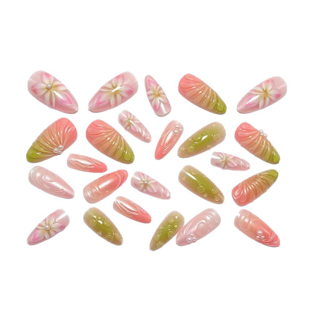 Artificia Nails with Floral 3D Design Stornfield