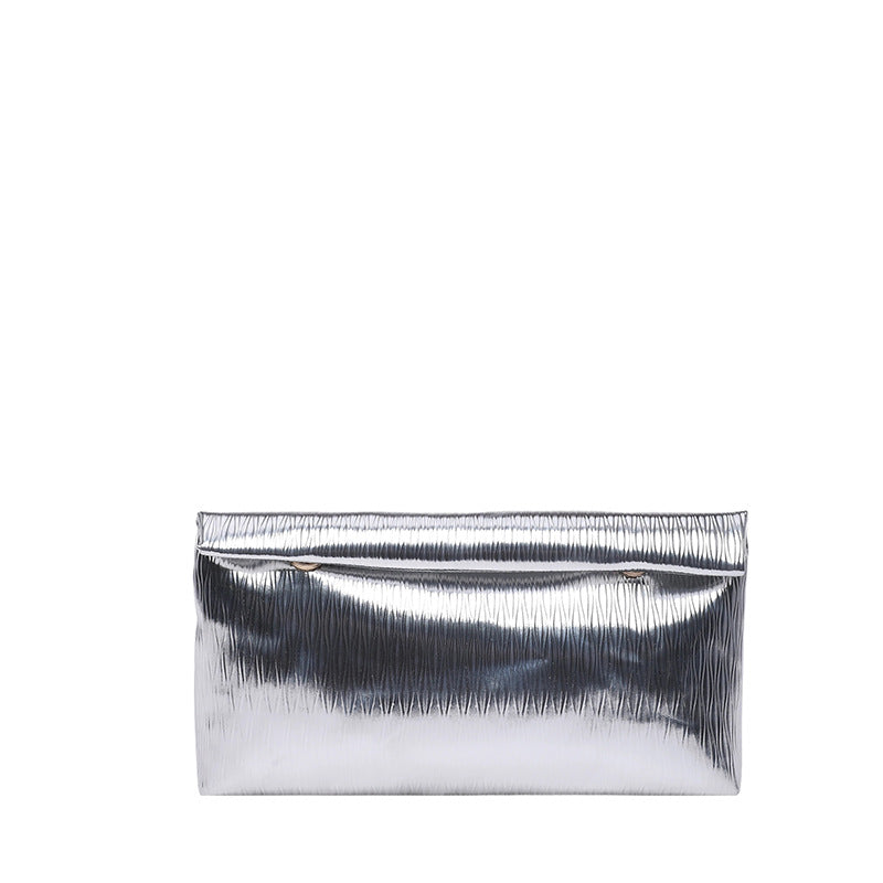 WoGlossy Textured Clutch Purse Stornfield