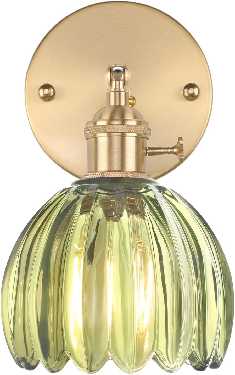 Elegant Glass Wall Sconce