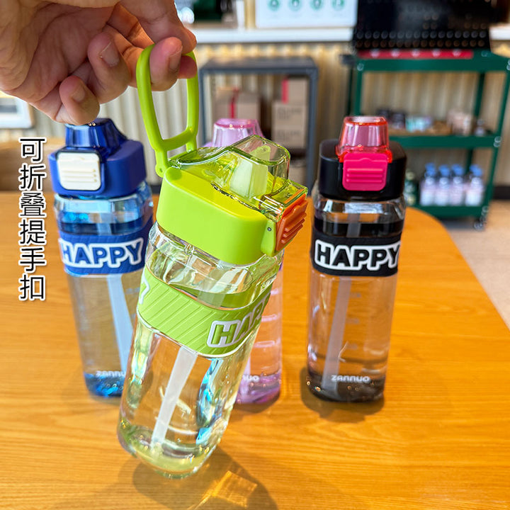 Ladies leak-proof drinking bottle with integrated measuring scale and secure lid Stornfield