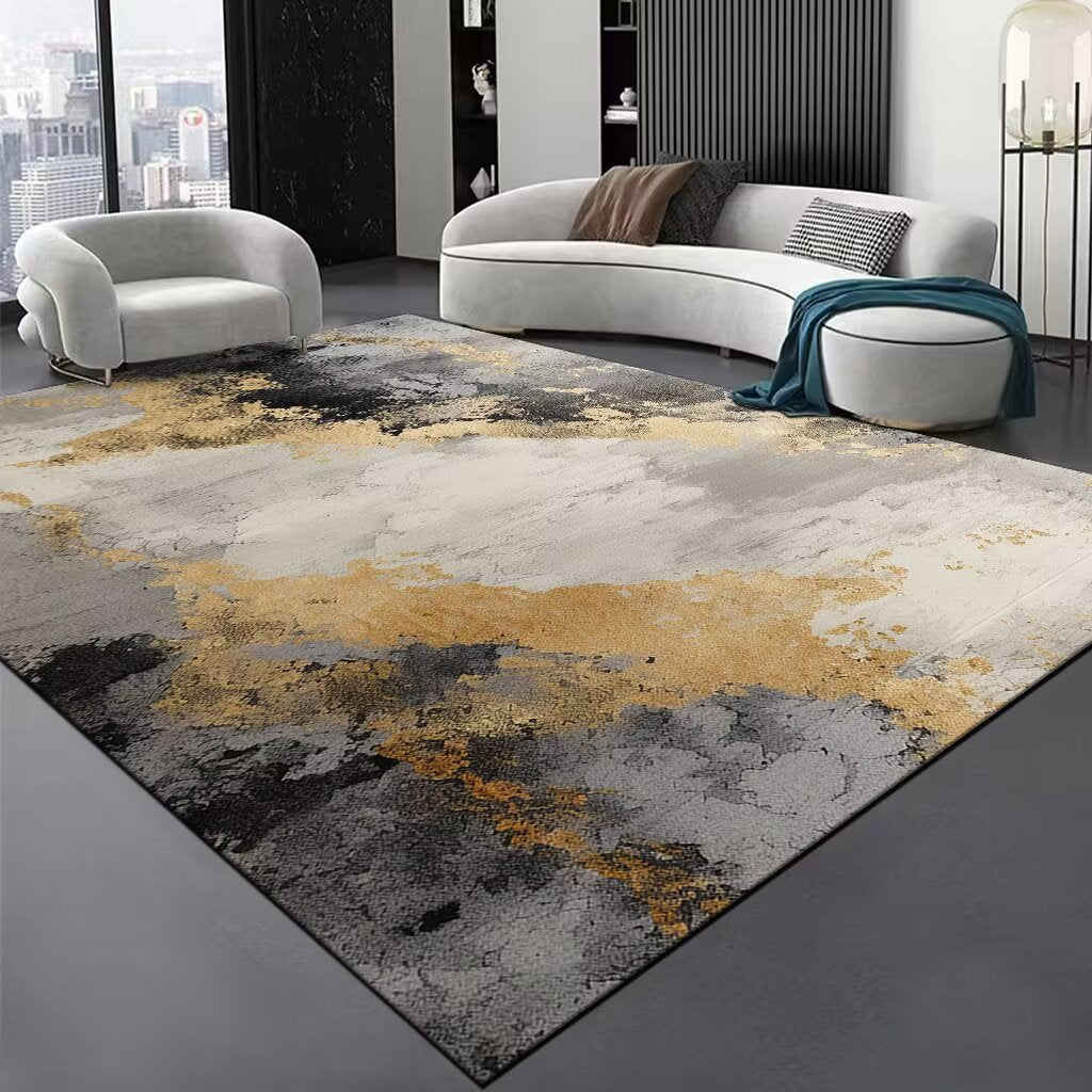 Contemporary Wave Pattern Area Rug Stornfield