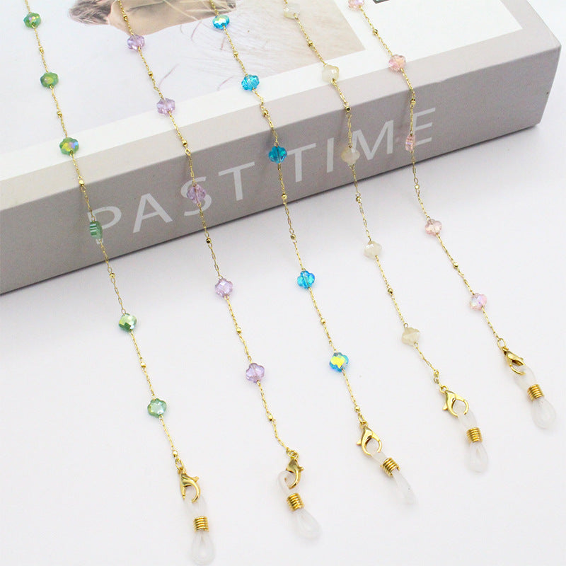 Elegant Crystal-Designed Eyewear Chain Stornfield