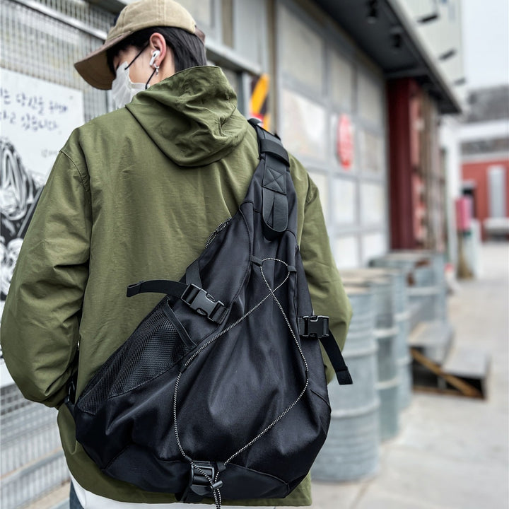 Sporty sling backpack with adjustable straps and practical organizer Stornfield