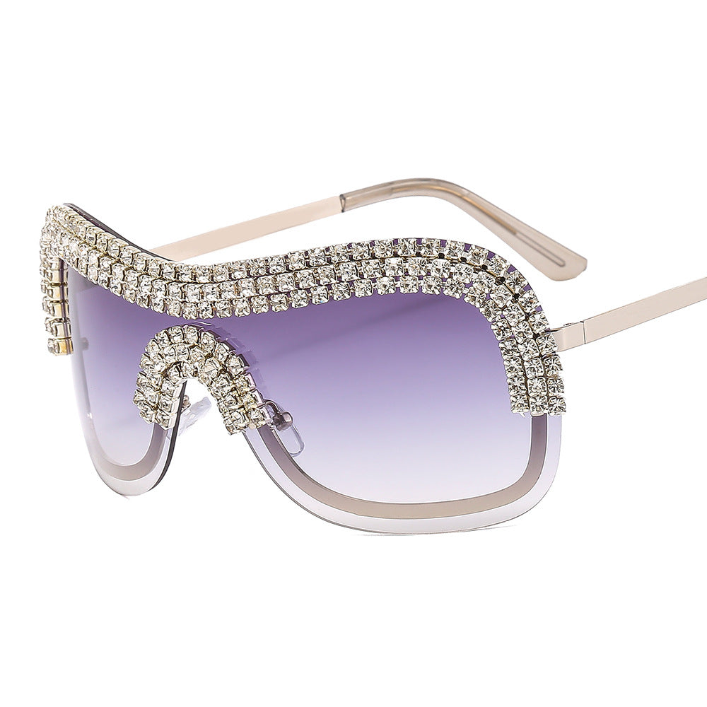 Ladies Glamorous Sunglasses with Sparkling Rhinestone Frame Stornfield