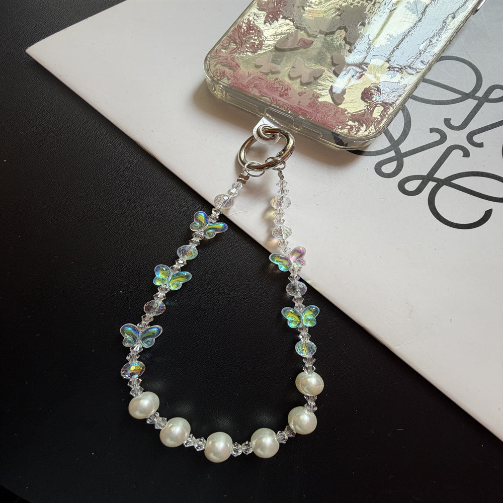 Elegant Beaded Charm Keychain Holder Stornfield