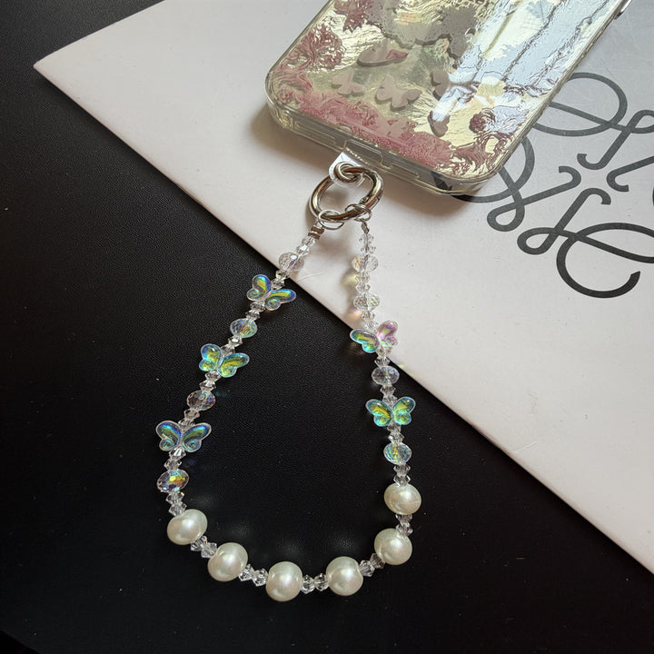 Elegant Beaded Charm Keychain Holder Stornfield