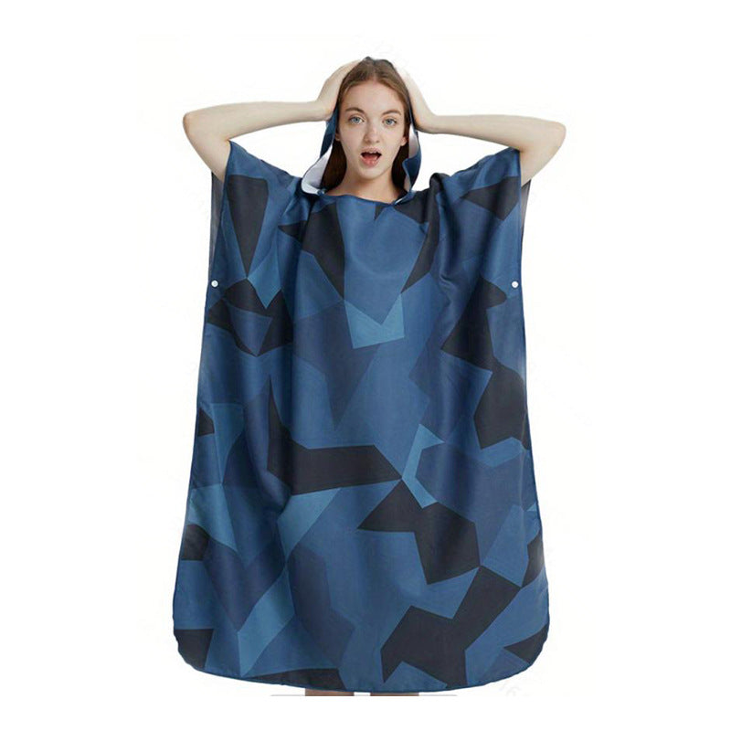Women colorful bath tunnel with hood Stornfield