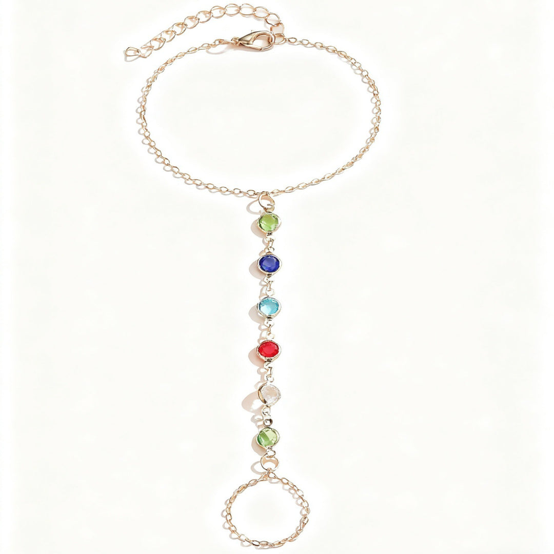 Colorful Gemstone Charm Bracelet Stornfield