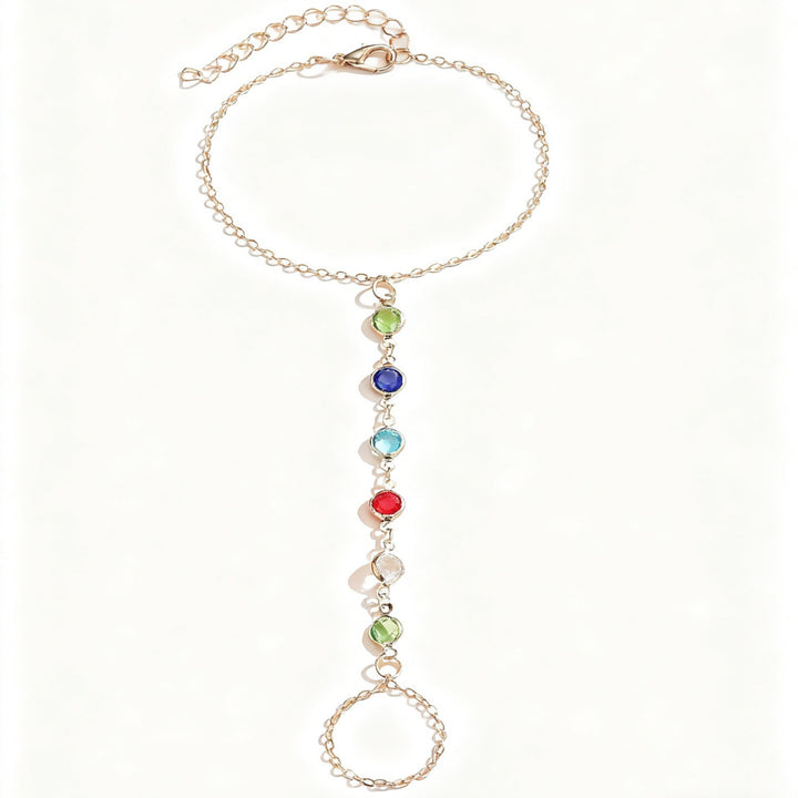 Colorful Gemstone Charm Bracelet Stornfield