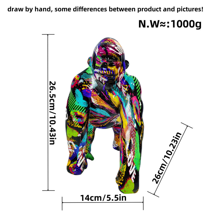 Artful Gorilla Sculpture Stornfield
