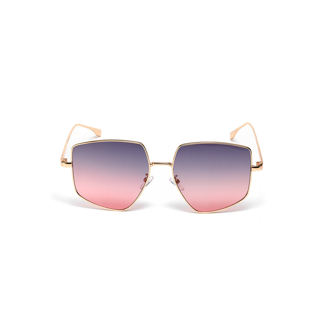 Women's square sunglasses with elegant metal frame Stornfield
