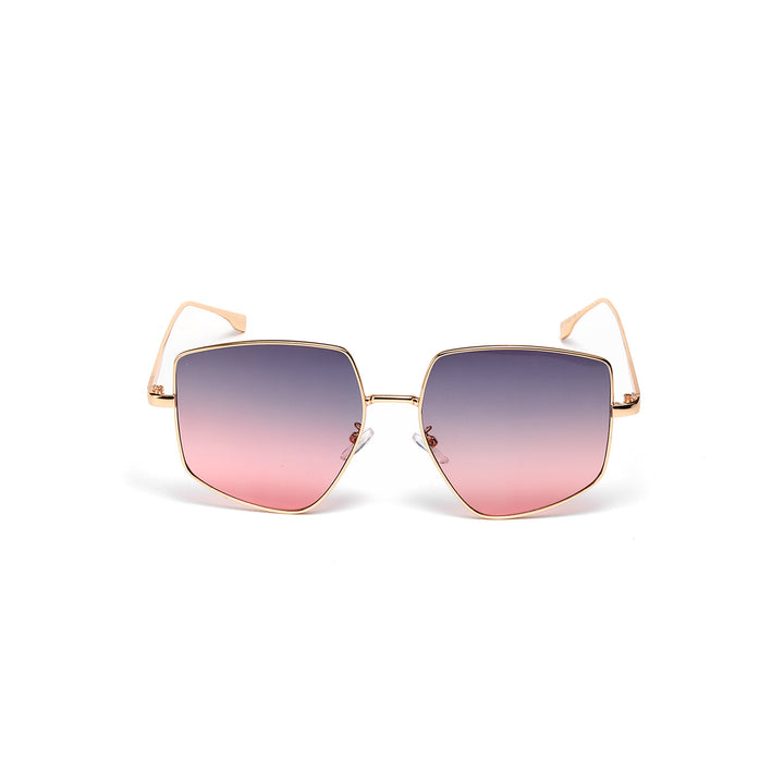 Women's square sunglasses with elegant metal frame Stornfield