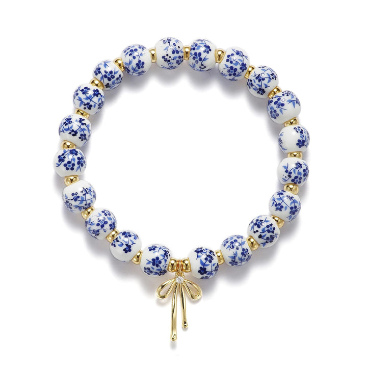 Floral Beaded Charm Bracelet Stornfield