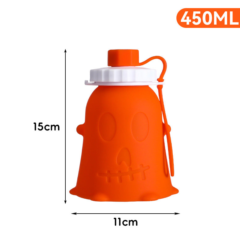Ladies creative silicone drinking bottle in ghost design Stornfield