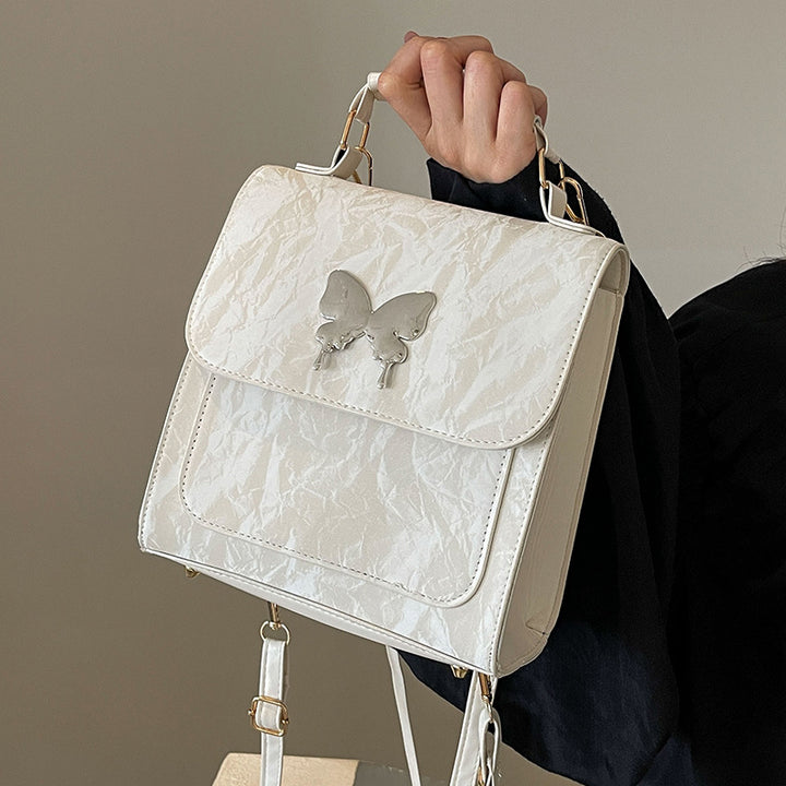 Butterfly-Embellished Handbag