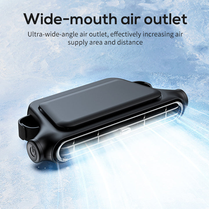 Unisex nan compact clip-on car vent air purifier and fan with adjustable louvers Stornfield