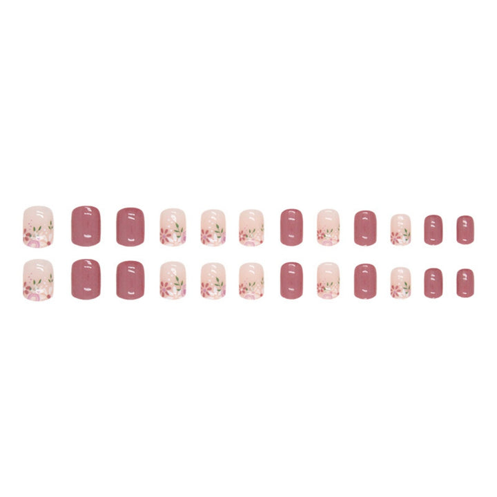 Artistic Floral Design Press-On Nails Stornfield
