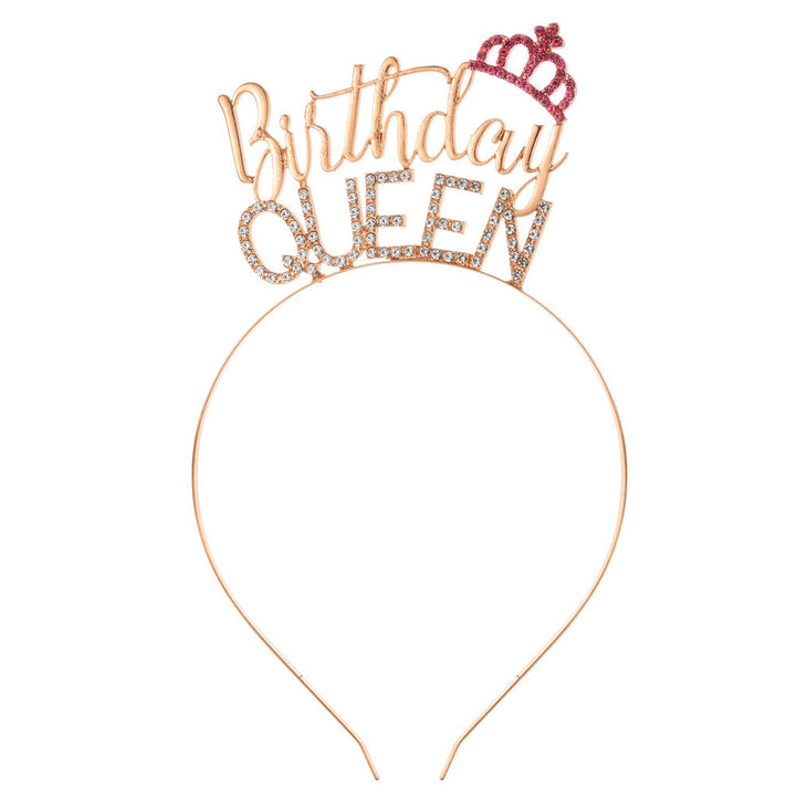Ladies Glitter Headband with "Birthday Queen" lettering Stornfield