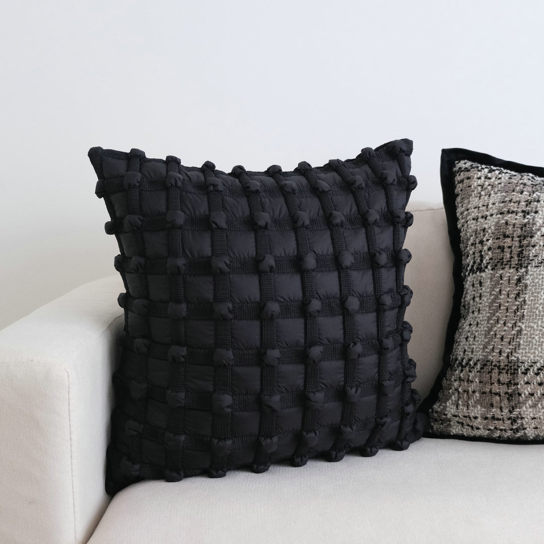 Textured Knit Throw Pillow for Home Decor