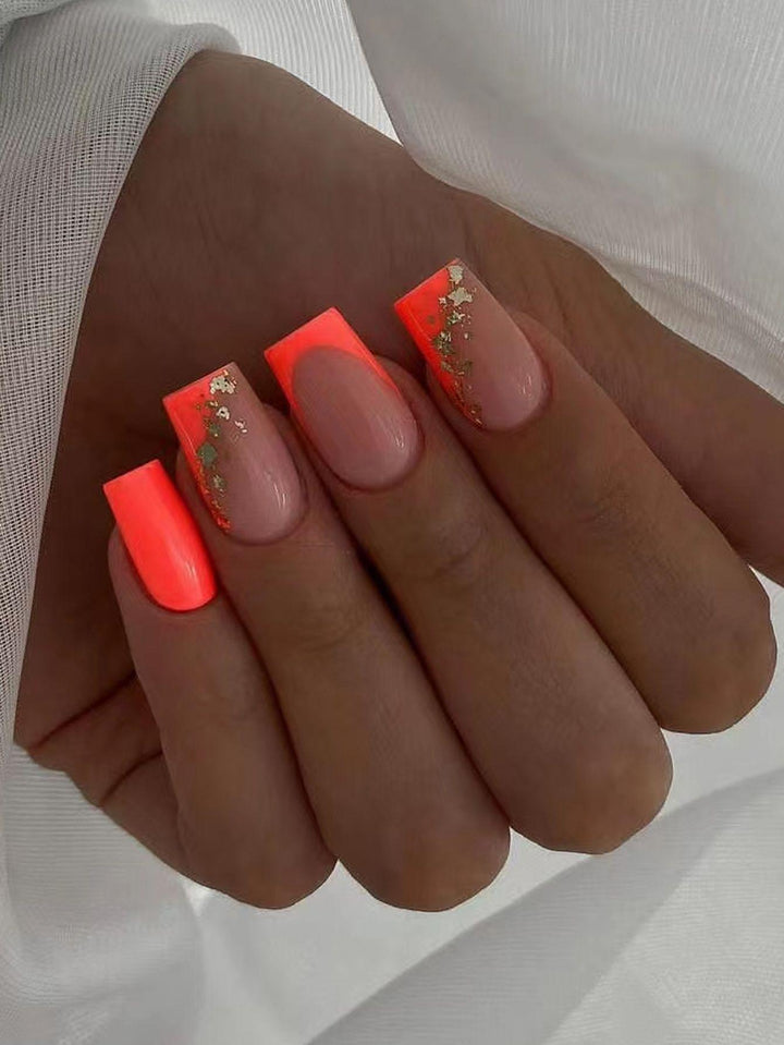 Elegant Glitter French Tip Nail Art Stornfield