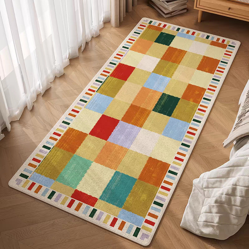 Colorful Geometric Patterned Area Rug