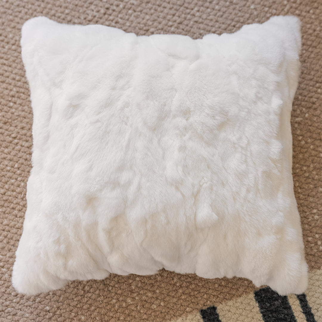 Cozy fur pillow