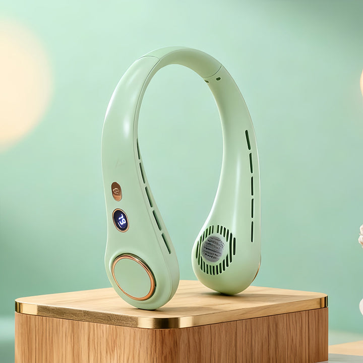 Ladies Portable Neck Fan with Innovative Cooling Mechanism Stornfield