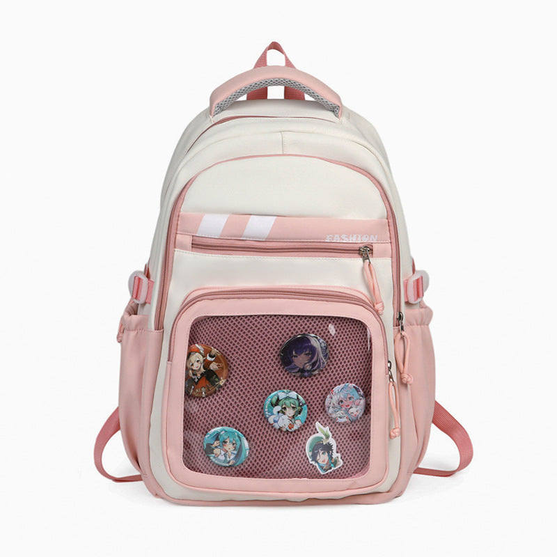 Stylish Graphic Patch Backpack Stornfield