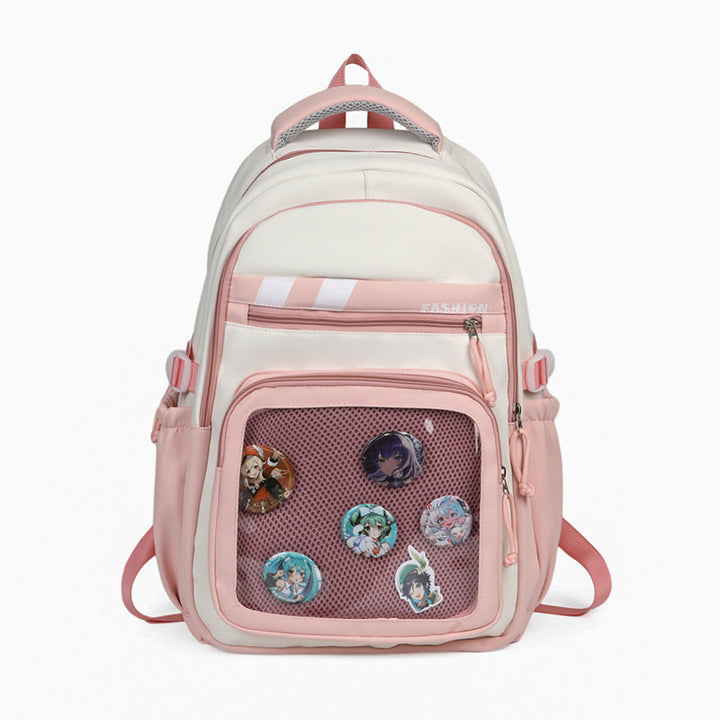 Stylish Graphic Patch Backpack Stornfield