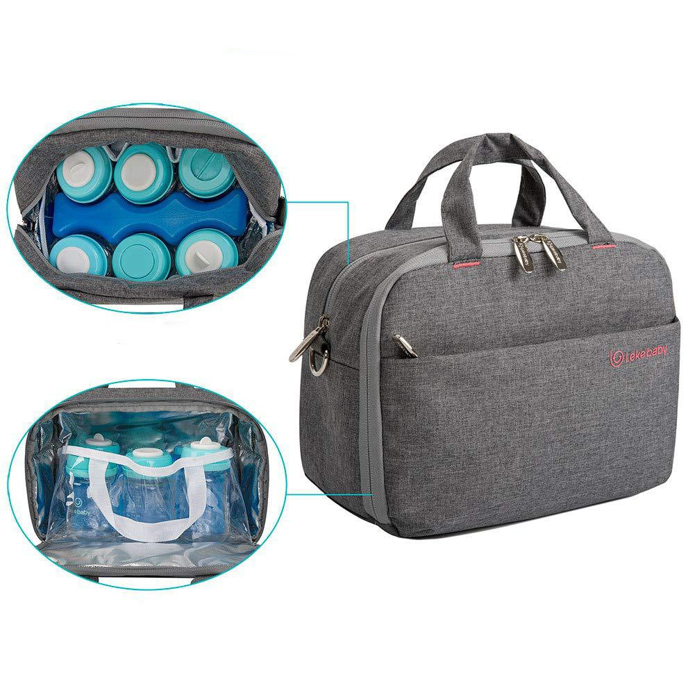 Unisex cooler bag with two opening types and insulating interior Stornfield