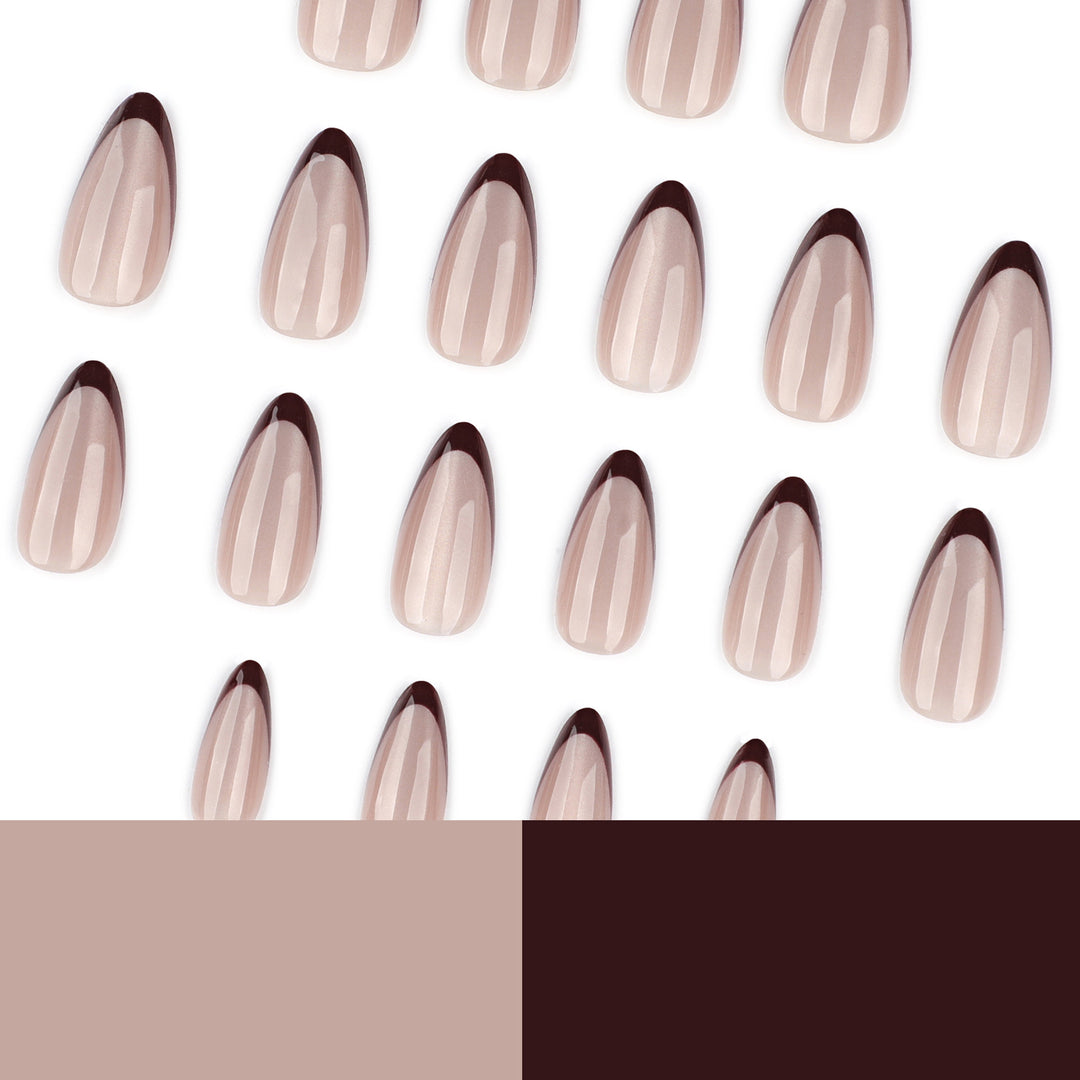 Artificial nail art with elegant French tip Stornfield