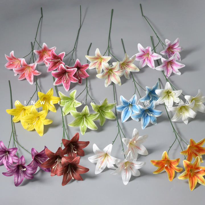 Decorative Artificial Lily Flower Arrangement