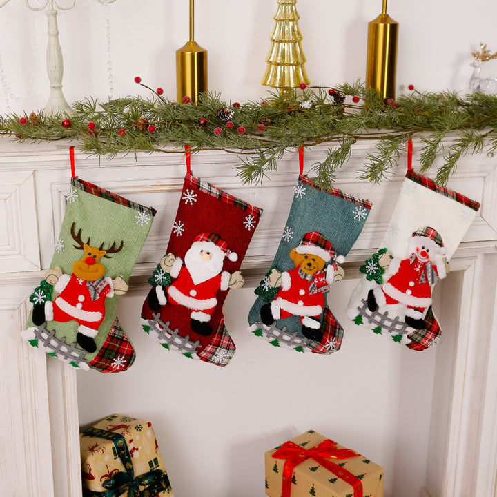 Fun Christmas stocking with reindeer motif Stornfield