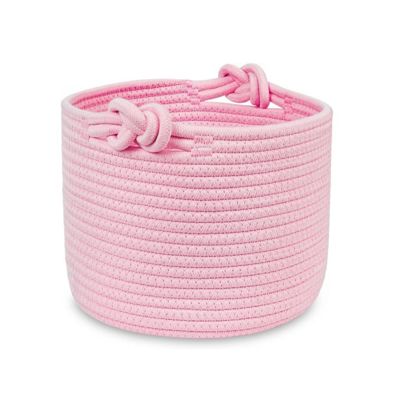 Women’s storage basket with decorative knot design Stornfield