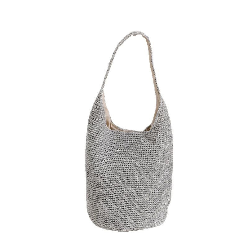 Handcrafted shopping bag in modern net design Stornfield