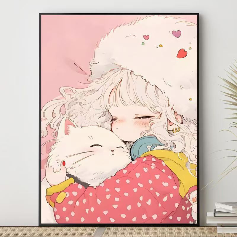 Cute Character Illustration Canvas Art Stornfield
