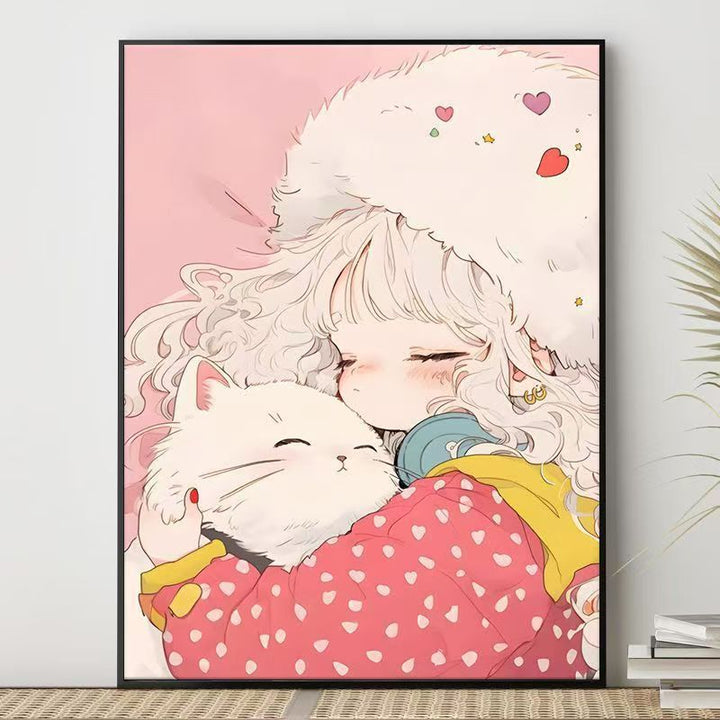 Cute Character Illustration Canvas Art Stornfield