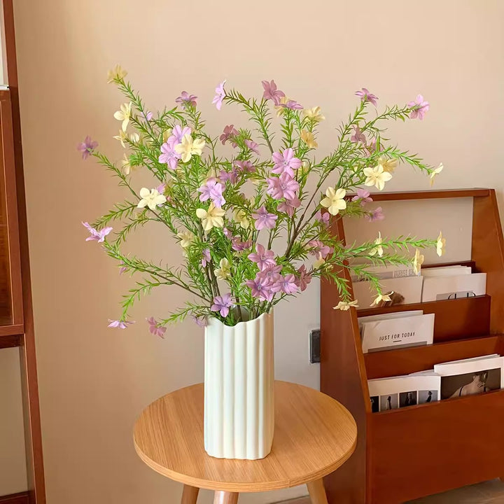 Elegant Textured Ceramic Flower Vase