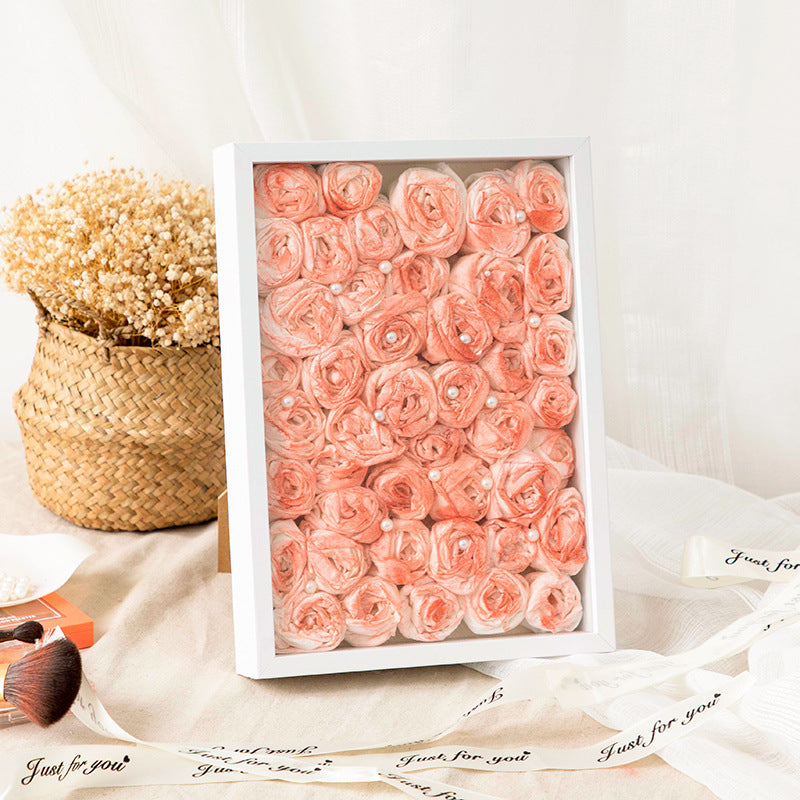 Decorative Floral Shadow Box