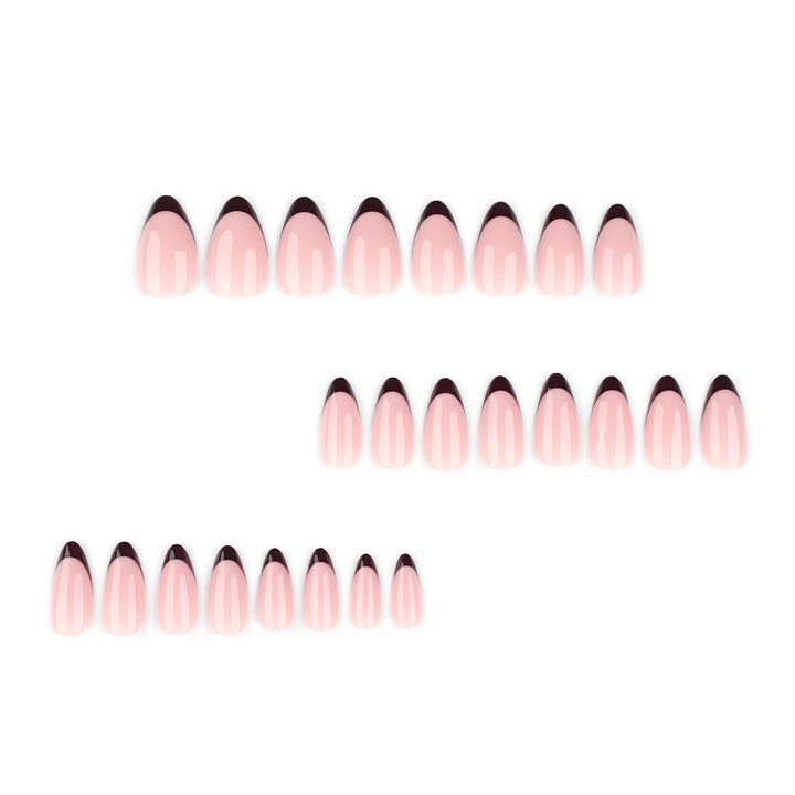 Elegant Stiletto Fake Nails with Gradient and Shine Stornfield