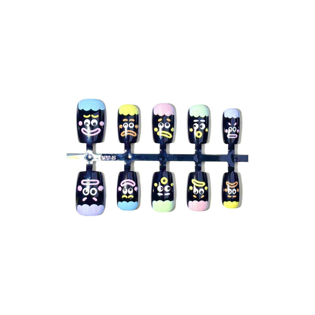 Whimsical Character Press-On Nail Collection