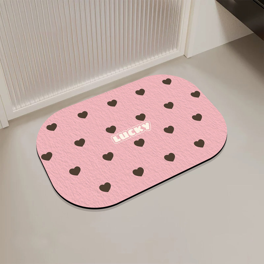 Floral Pattern Indoor Area Mat
