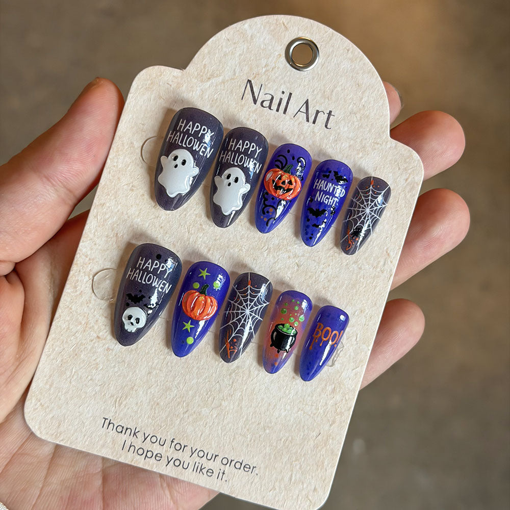 Halloween-Themed Press-On Nail Collection Stornfield
