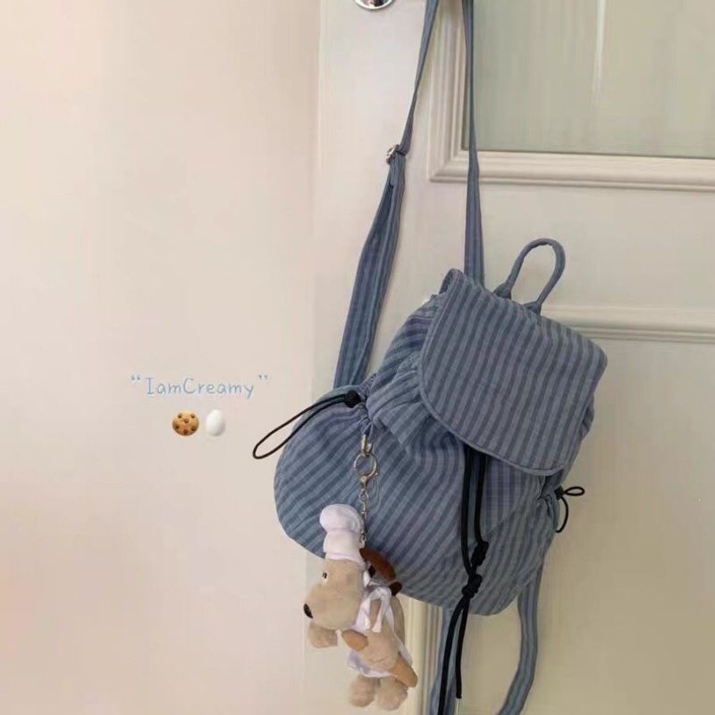 Striped Casual Mini Backpack Stornfield