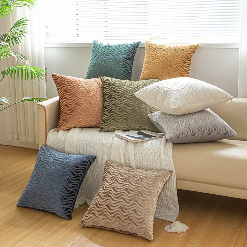 Decorative Textured Throw Pillow