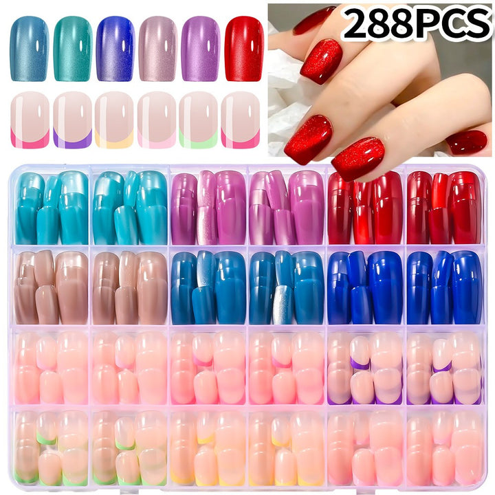 Premium Soft Gel Press-On Nail Tips Collection Stornfield