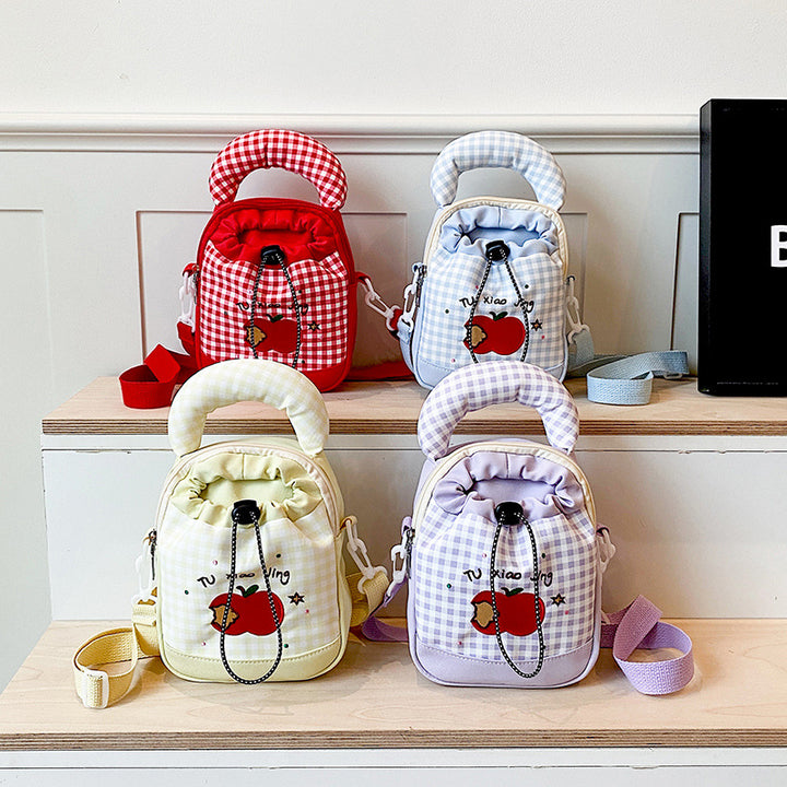 Playful Gingham Print Mini Backpack Stornfield